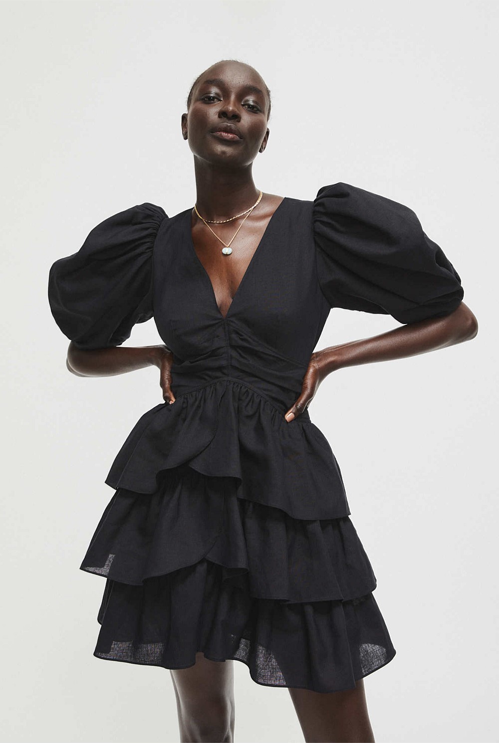 Ruffle Skirt Dress