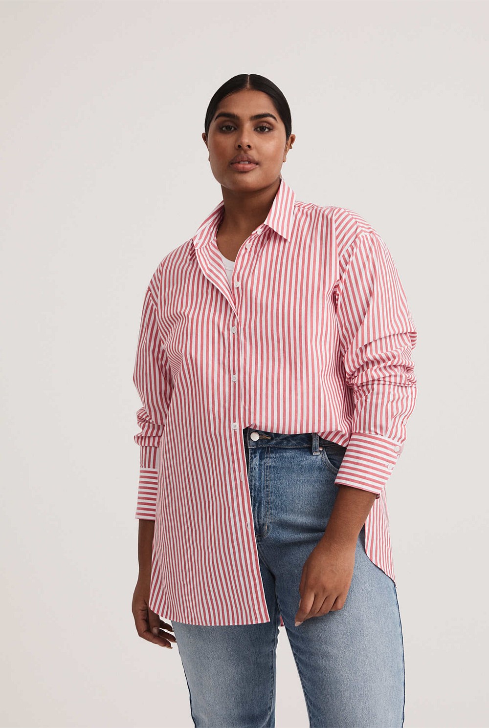 Stripe Cotton Shirt