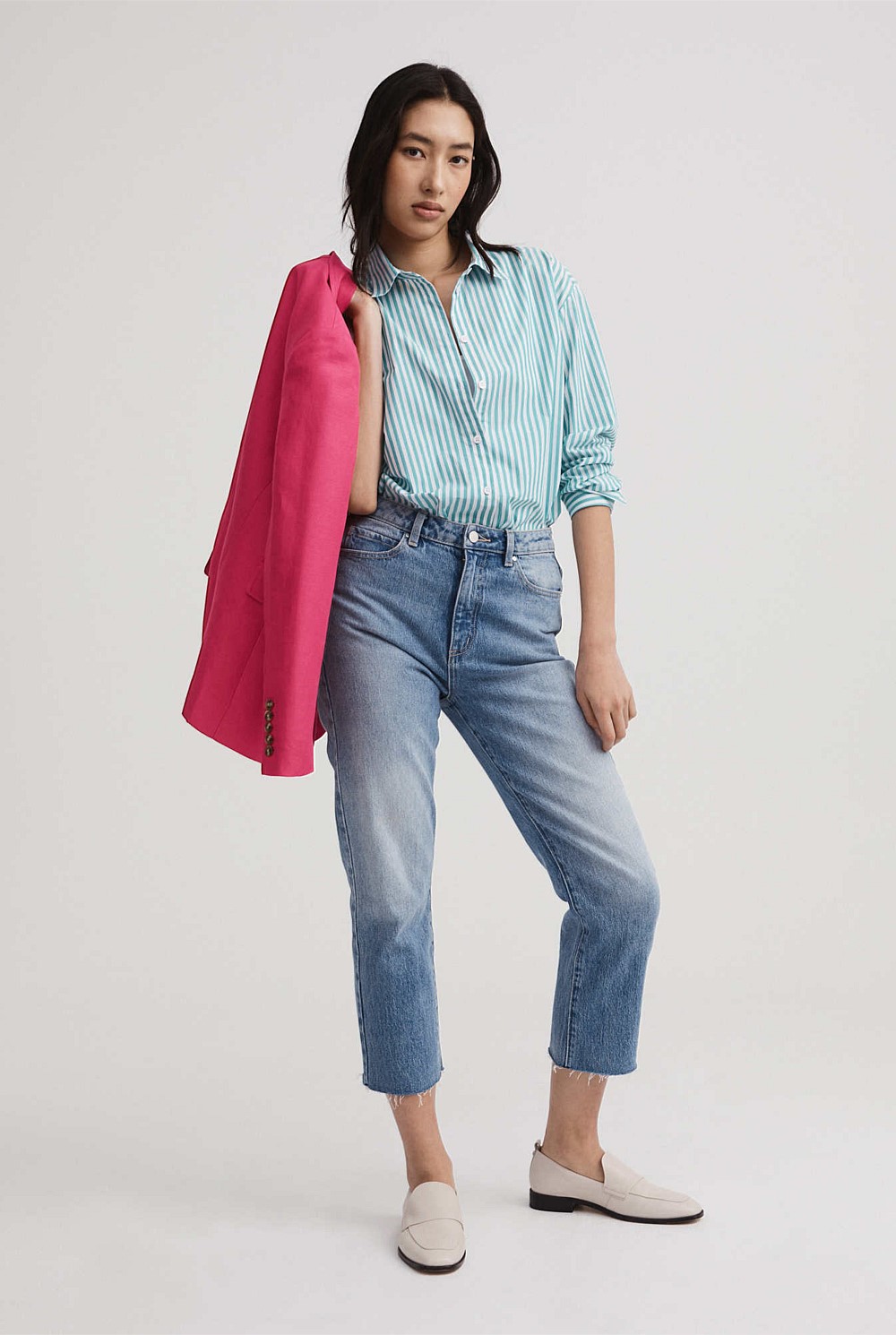 Stripe Cotton Shirt