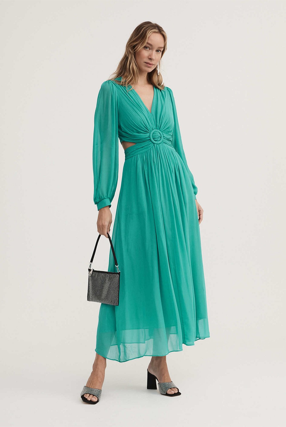 Georgette Cut Out Dress