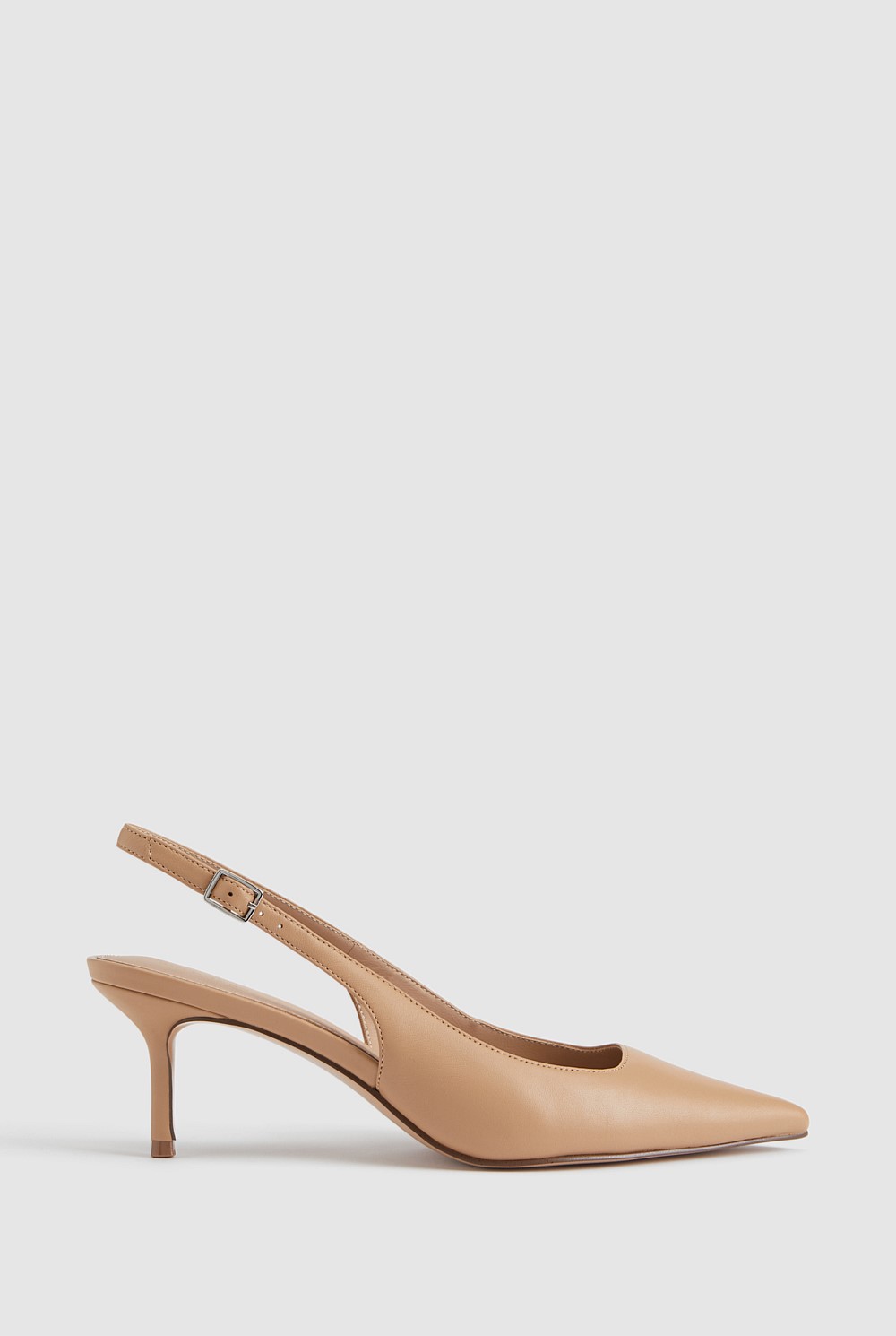 Slingback Leather 65mm Heel