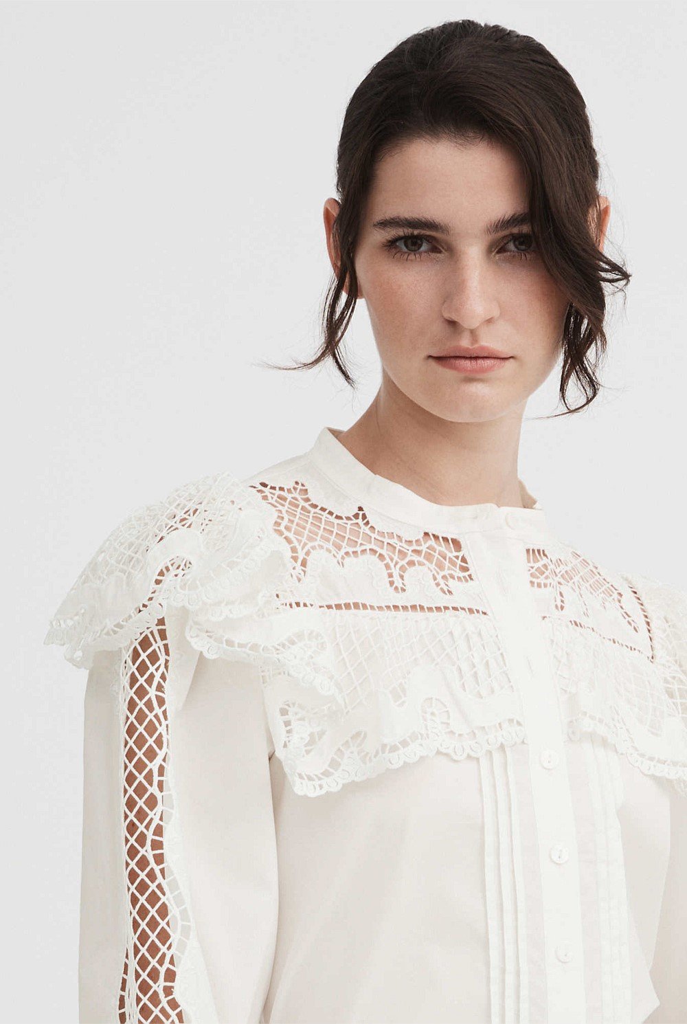 Cotton Lace Blouse