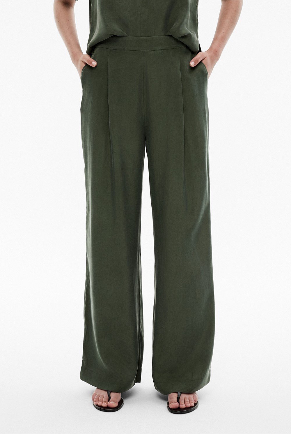 Cupro Pull On Pant