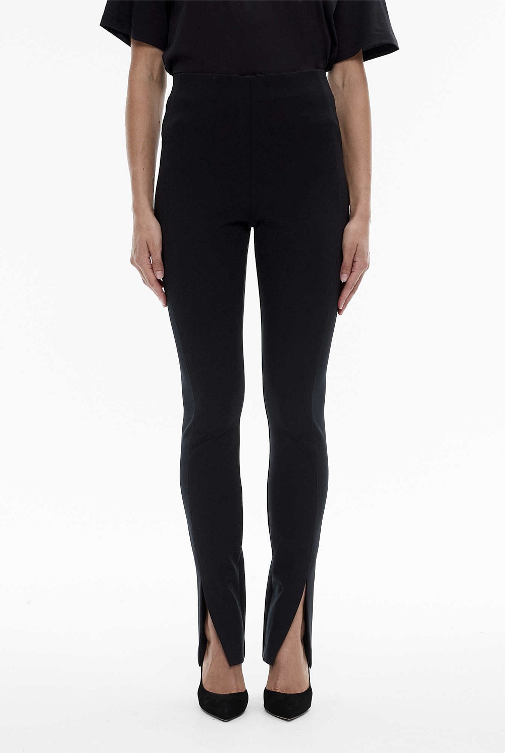 Ponte Split Legging