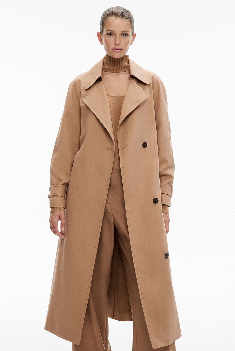 Double-Breasted Trench Coat