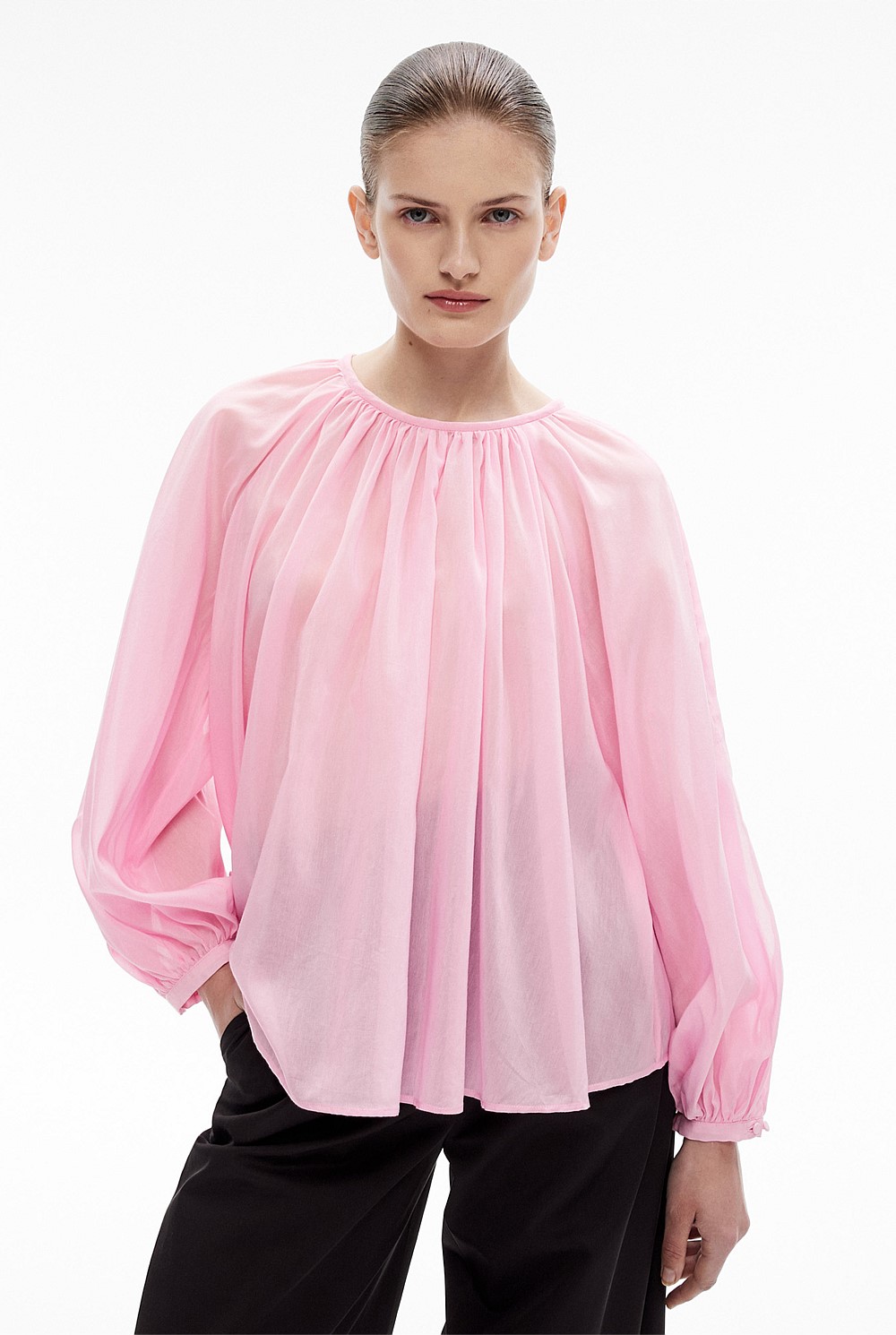 Cotton Silk Blouse