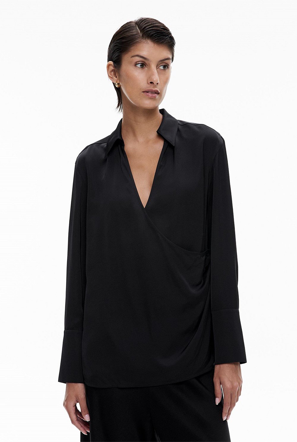 Drape Wrap Shirt