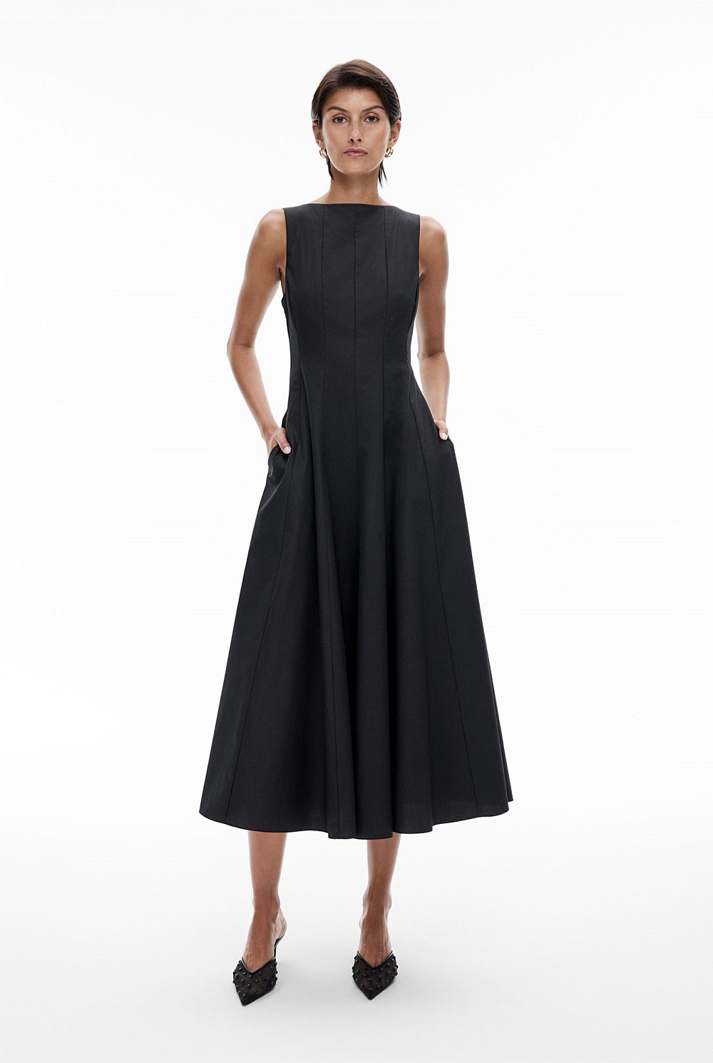 Panelled Midi Dress