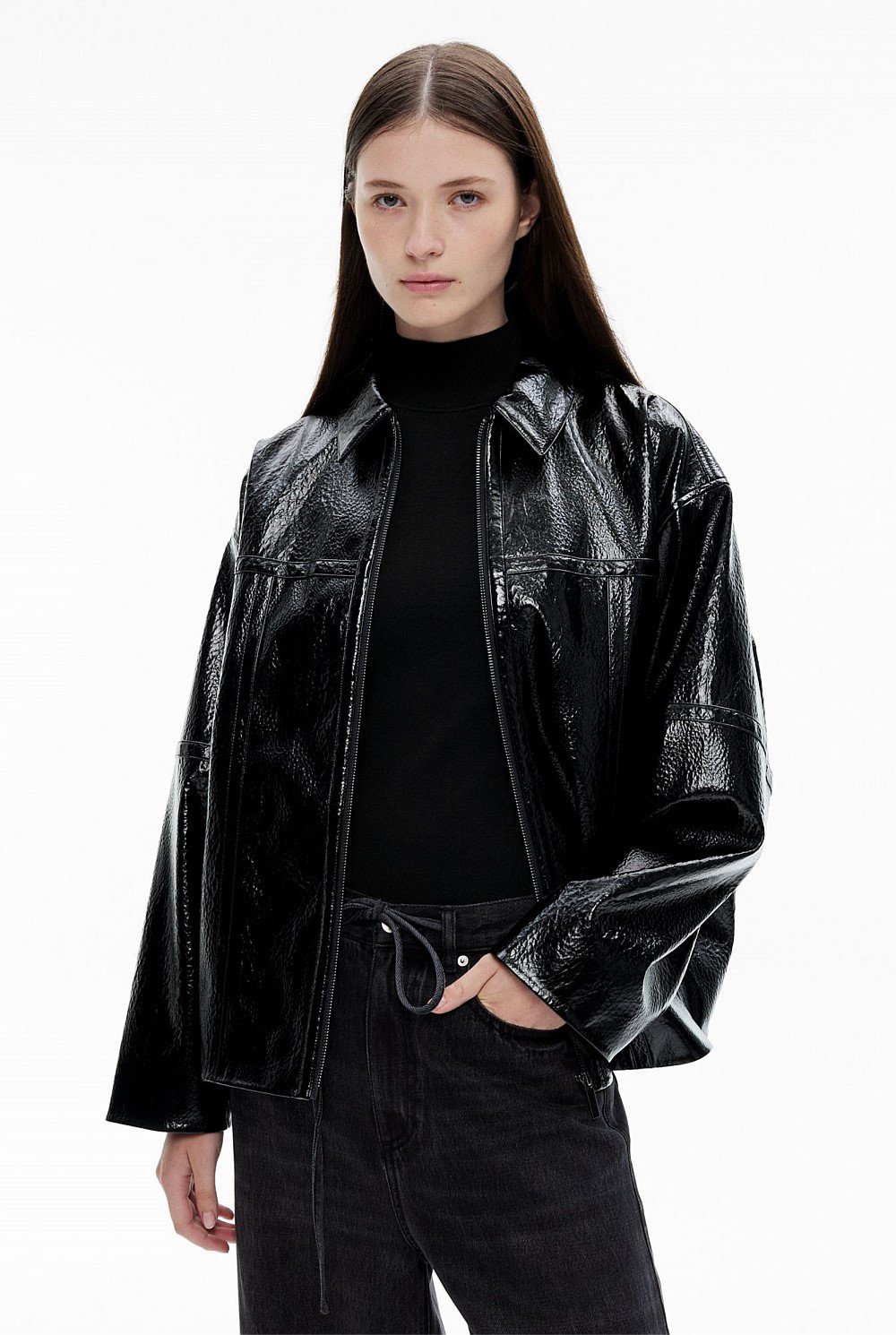 Oversized Zipper Jacket