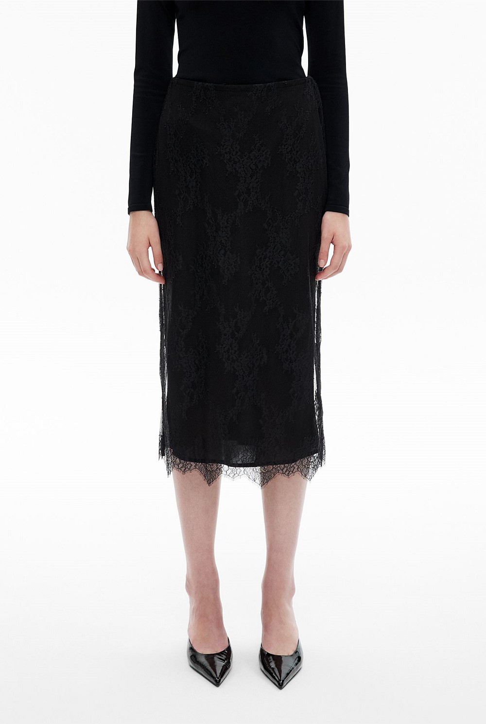 Layered Lace Skirt