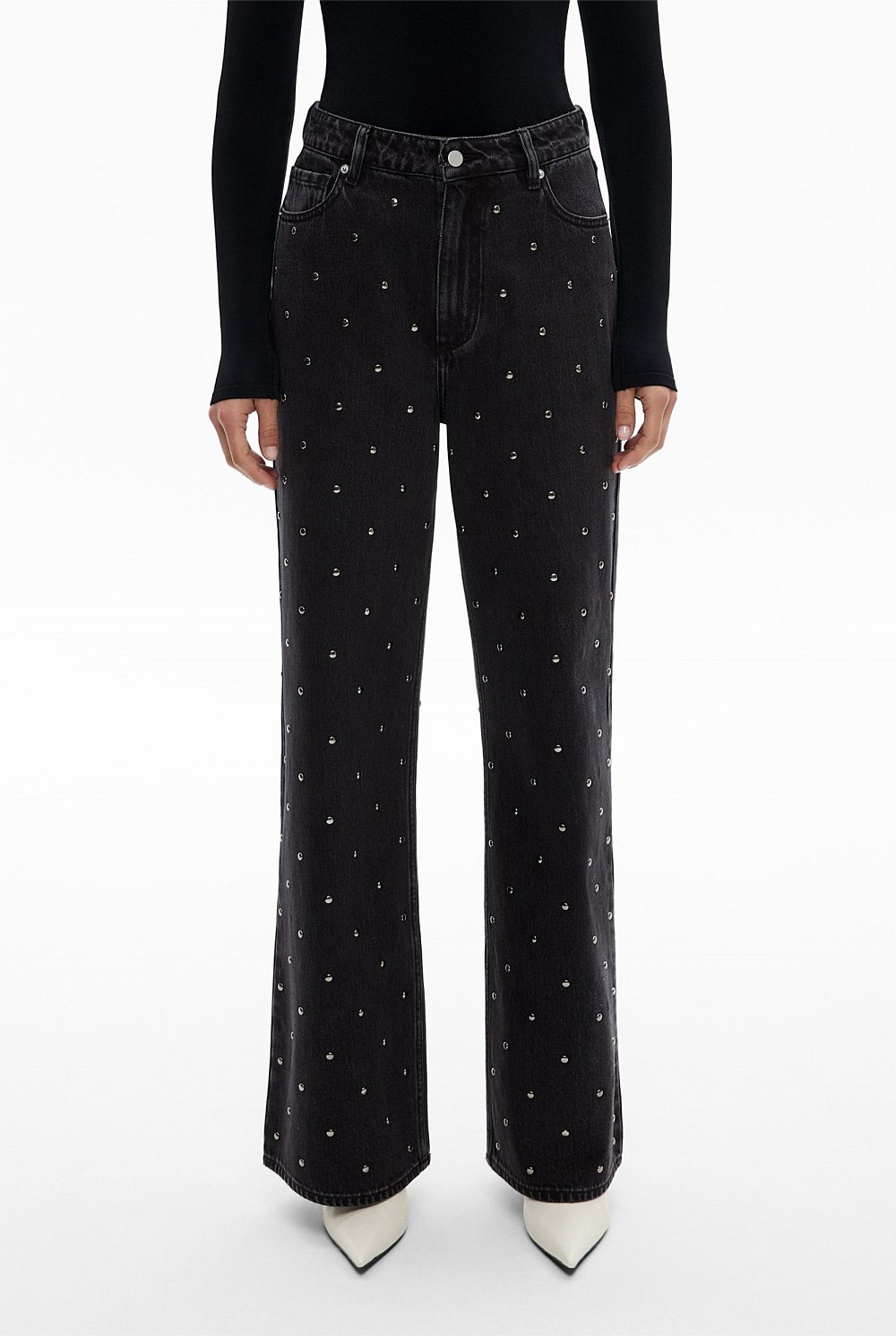 Studded Denim Jean