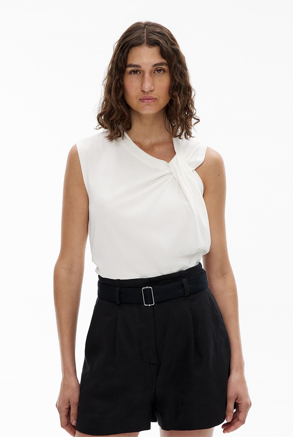 Twist Shoulder T-Shirt