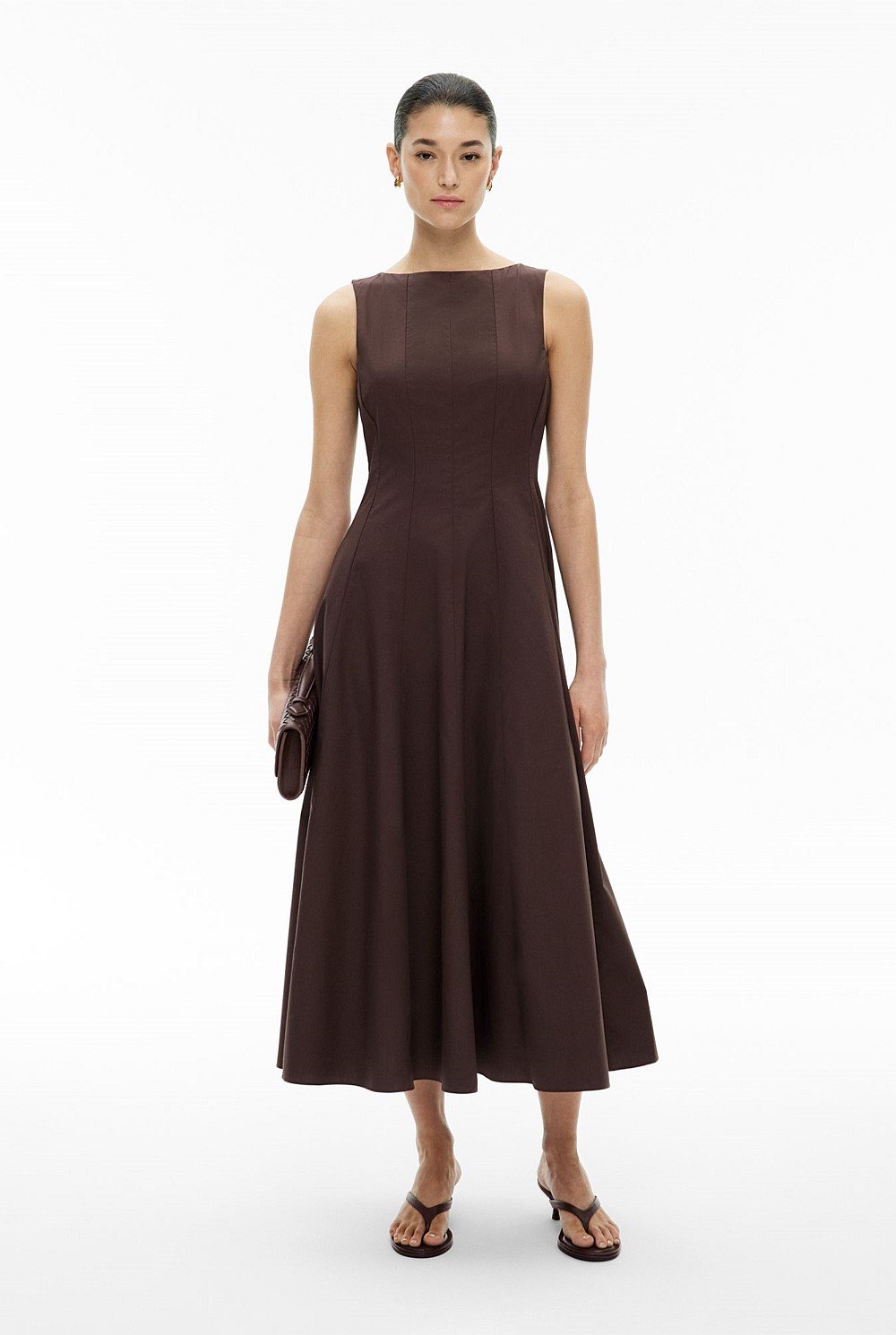 Panelled Midi Dress