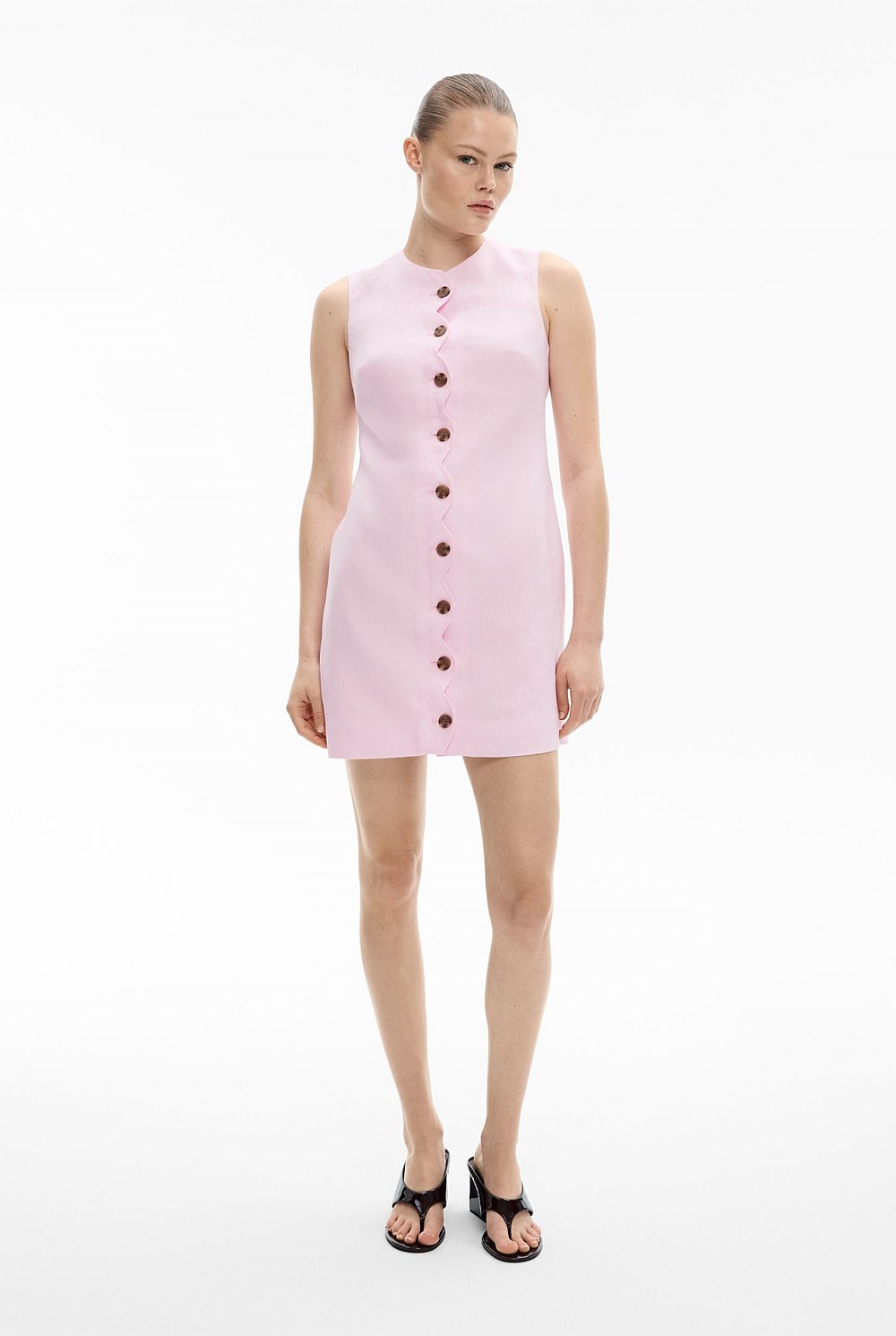 Scallop Mini Dress