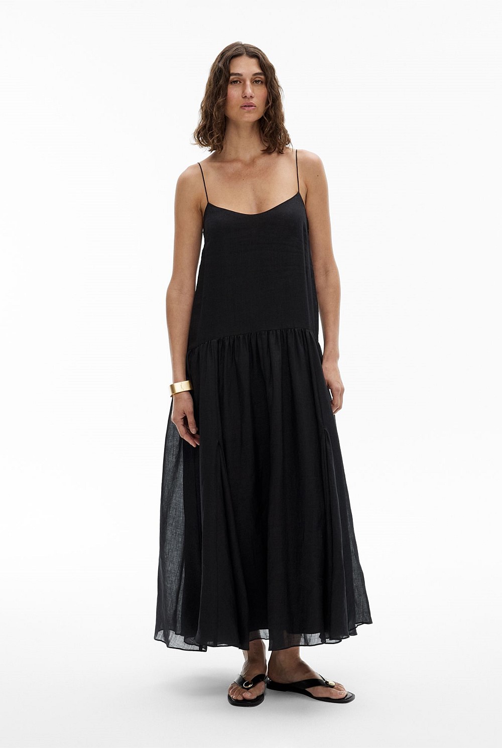 Fine Strap Maxi Dress