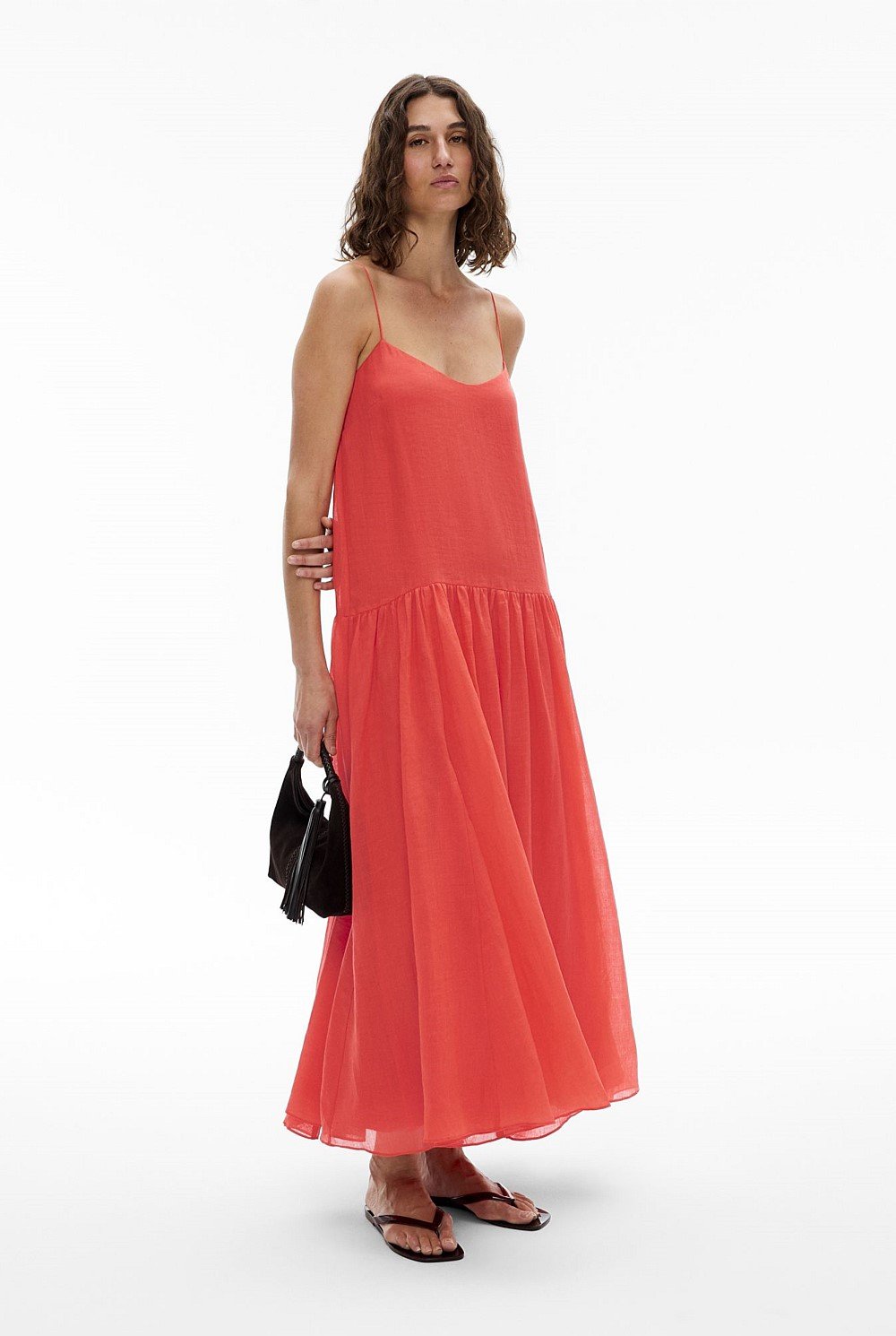 Fine Strap Maxi Dress