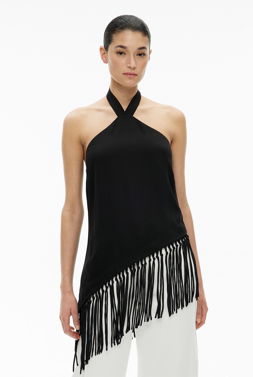 Fringe Halter Top