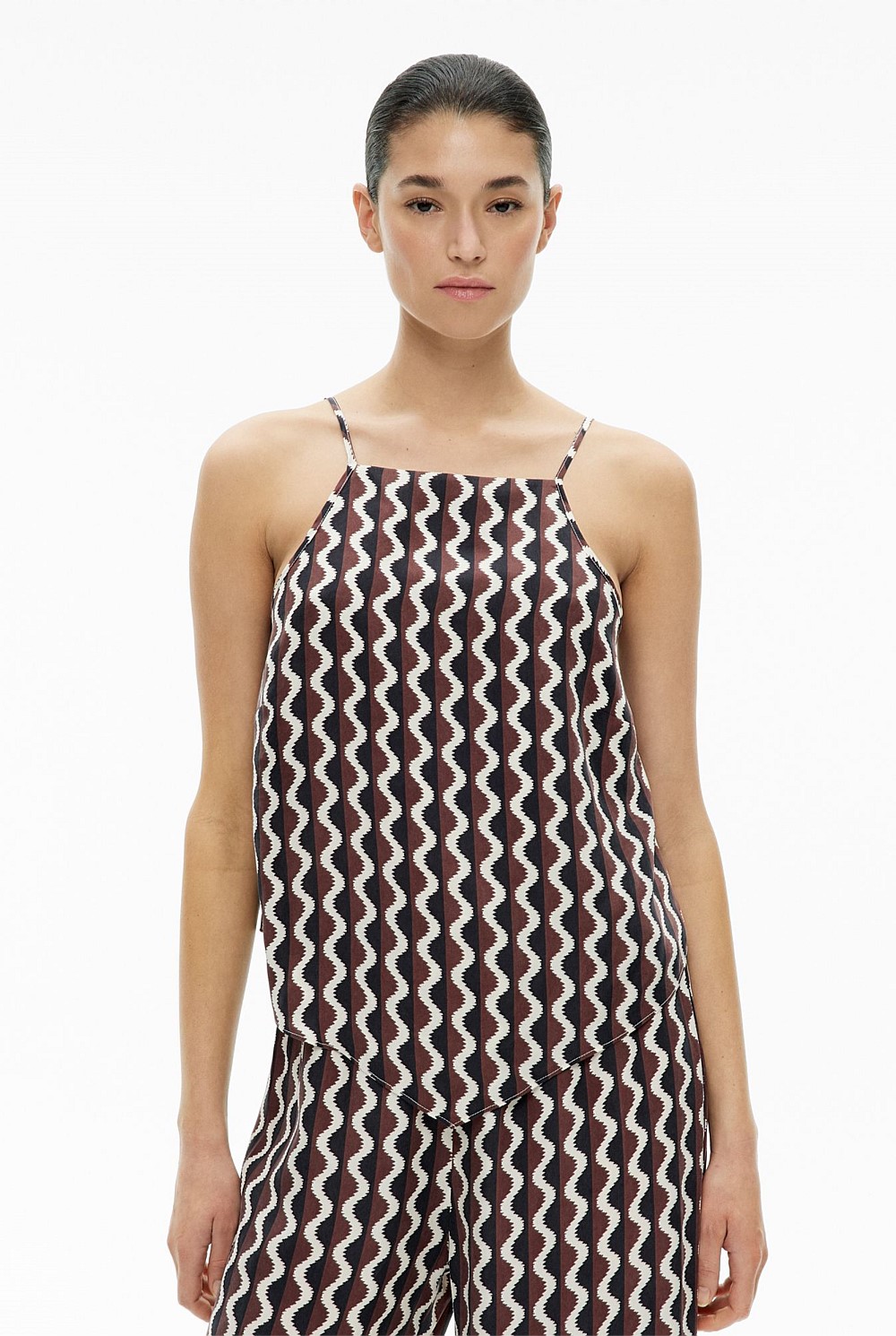 Printed Halter Top