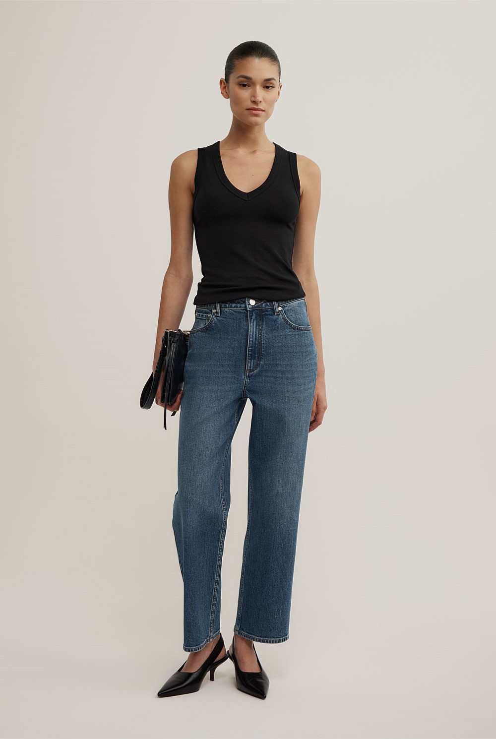 Straight Crop Jeans