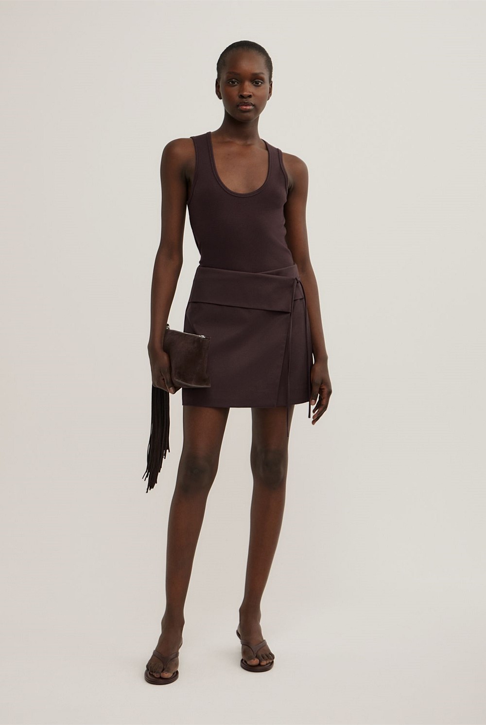 Wrap Tie Skirt