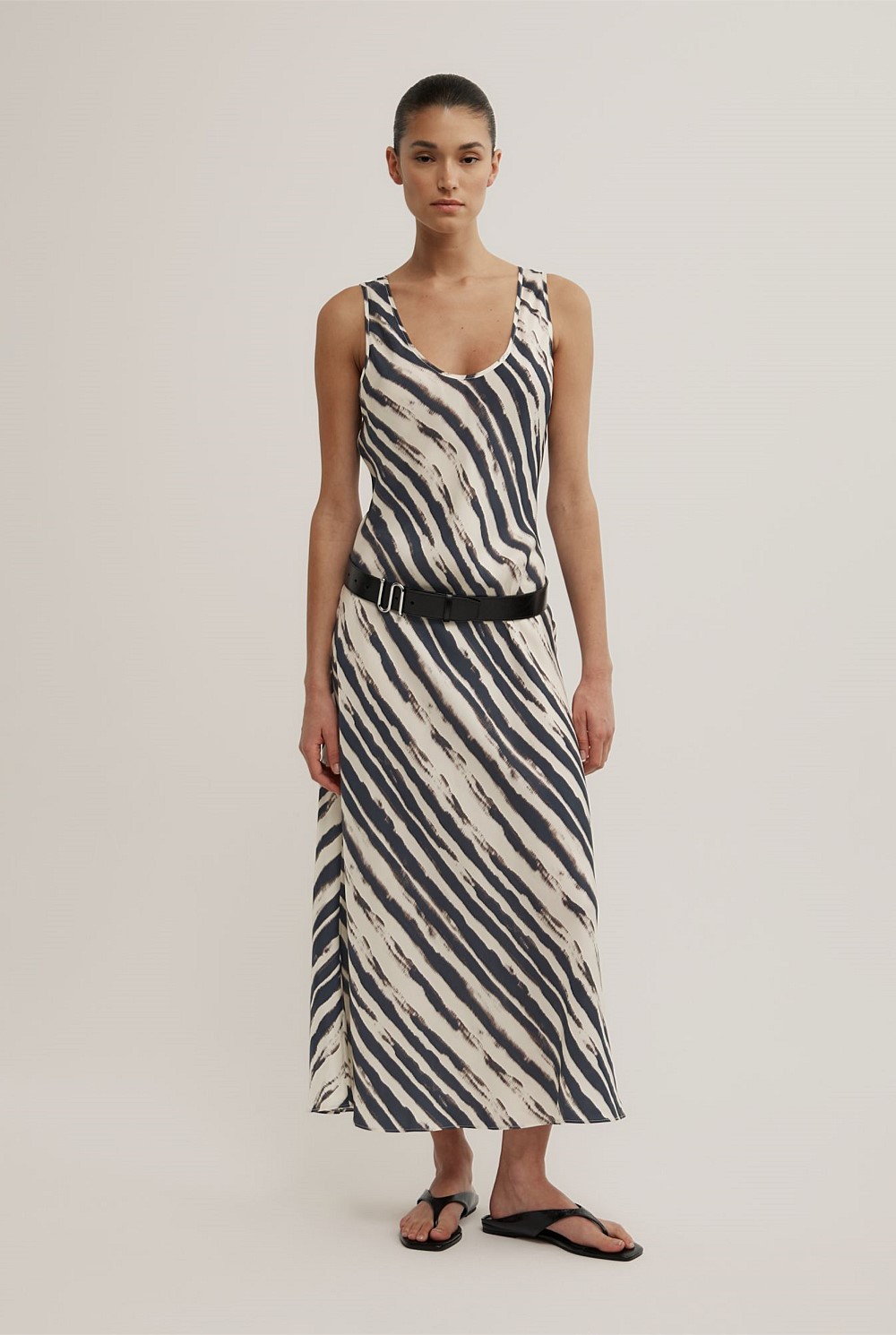 Scoop Cupro Dress
