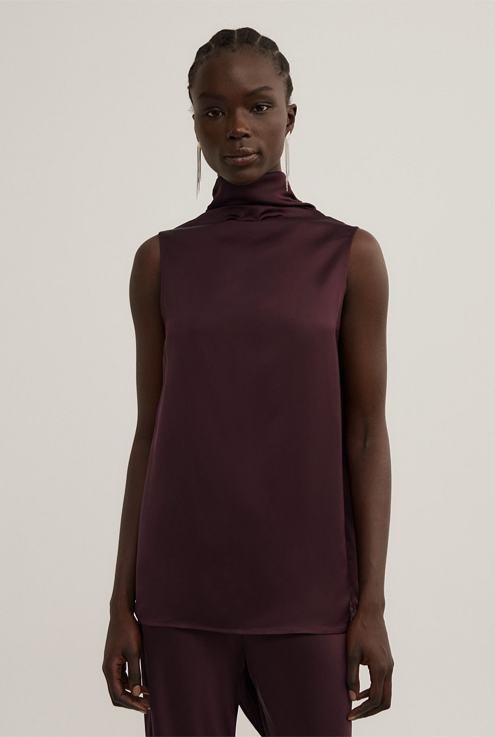 Asymmetric Scarf Top