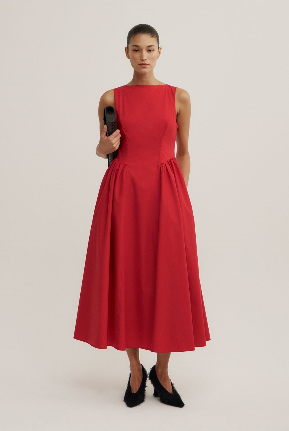 Basque Panel Dress