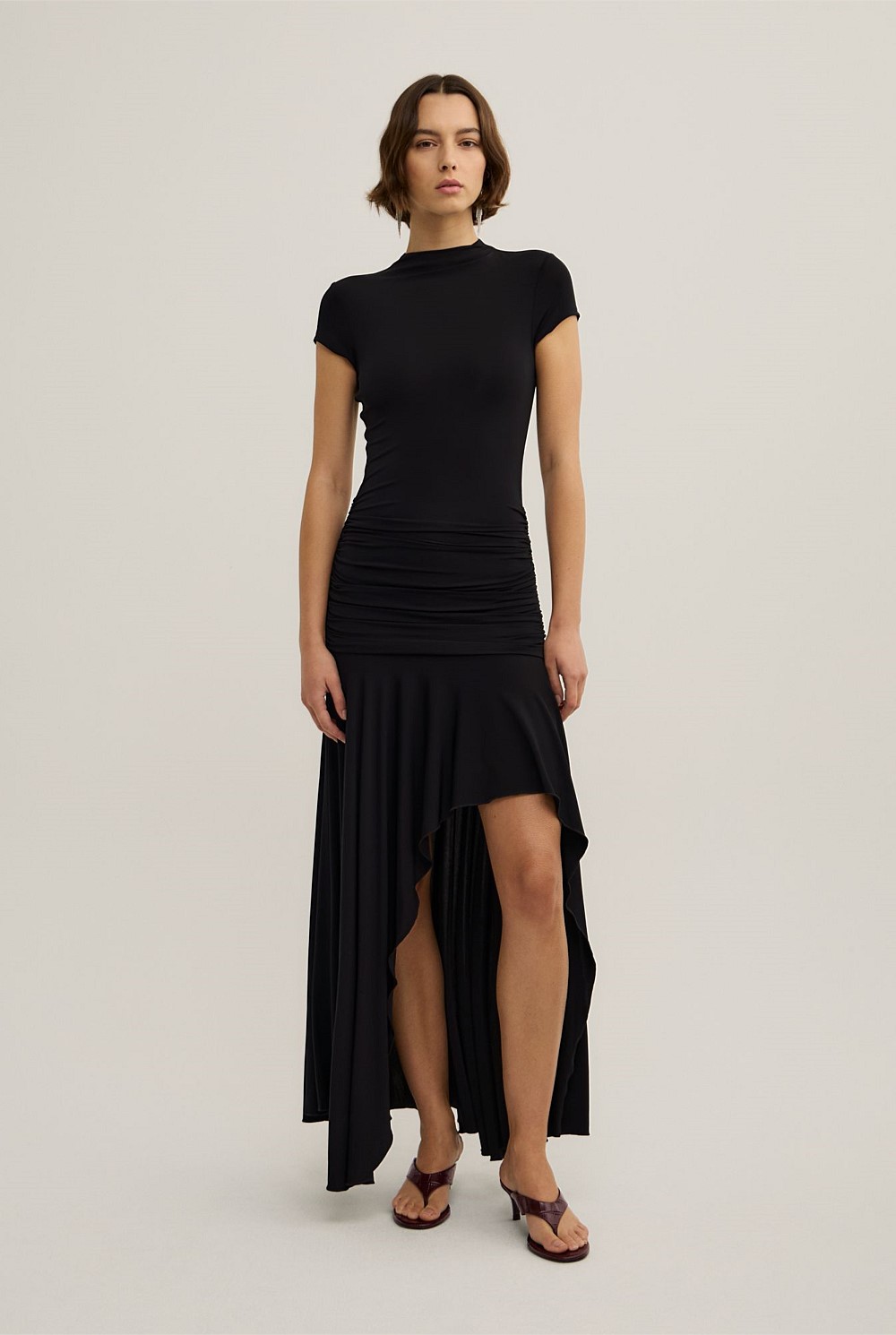 Asymmetric T-Shirt Dress