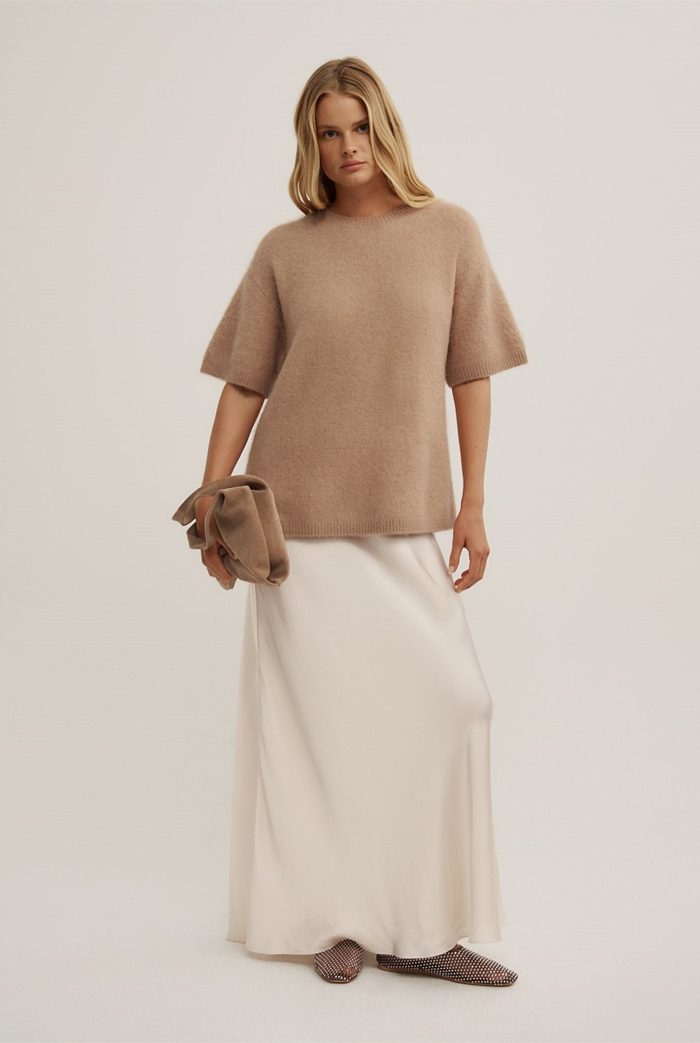 Bias Slip Skirt