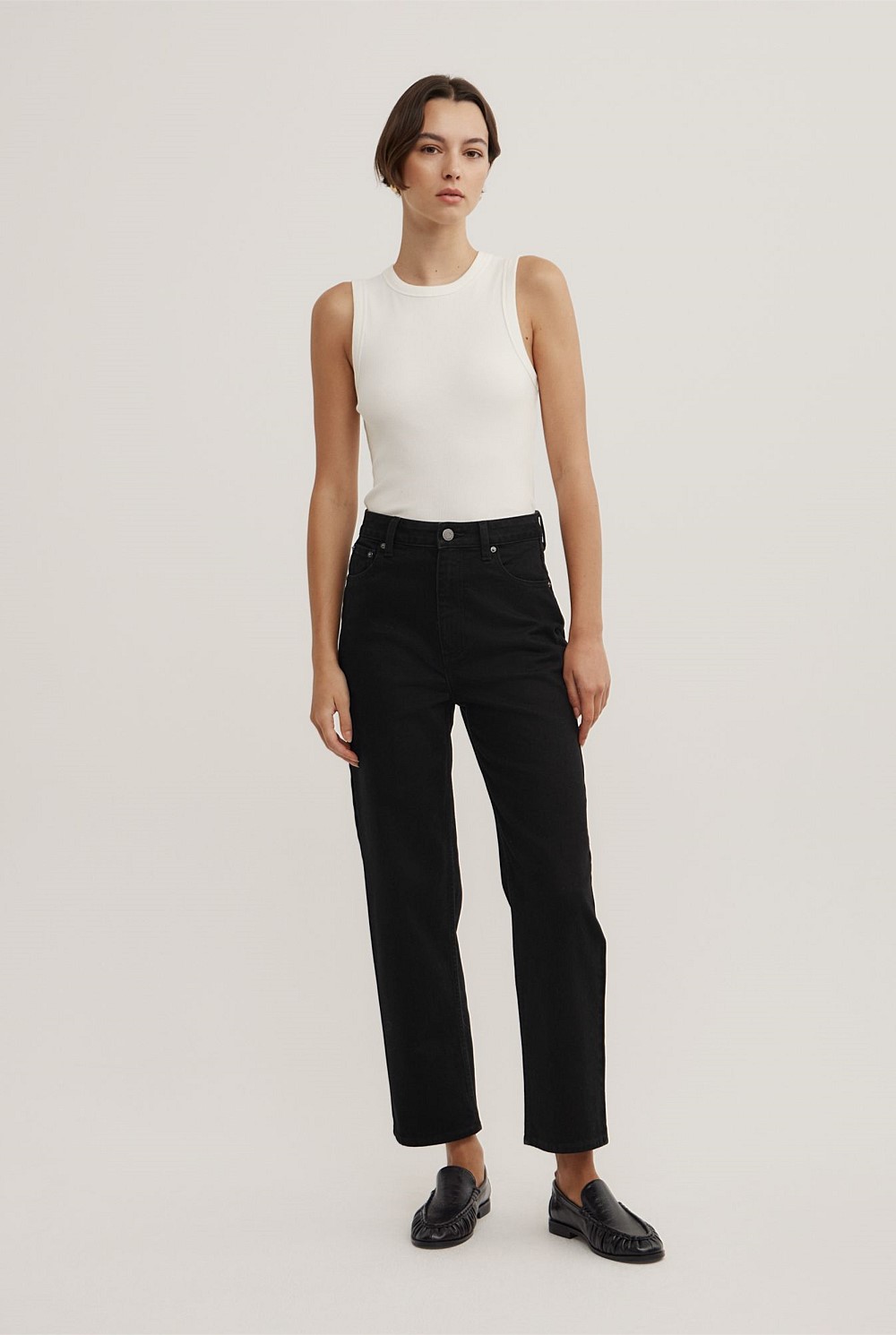Straight Crop Jeans