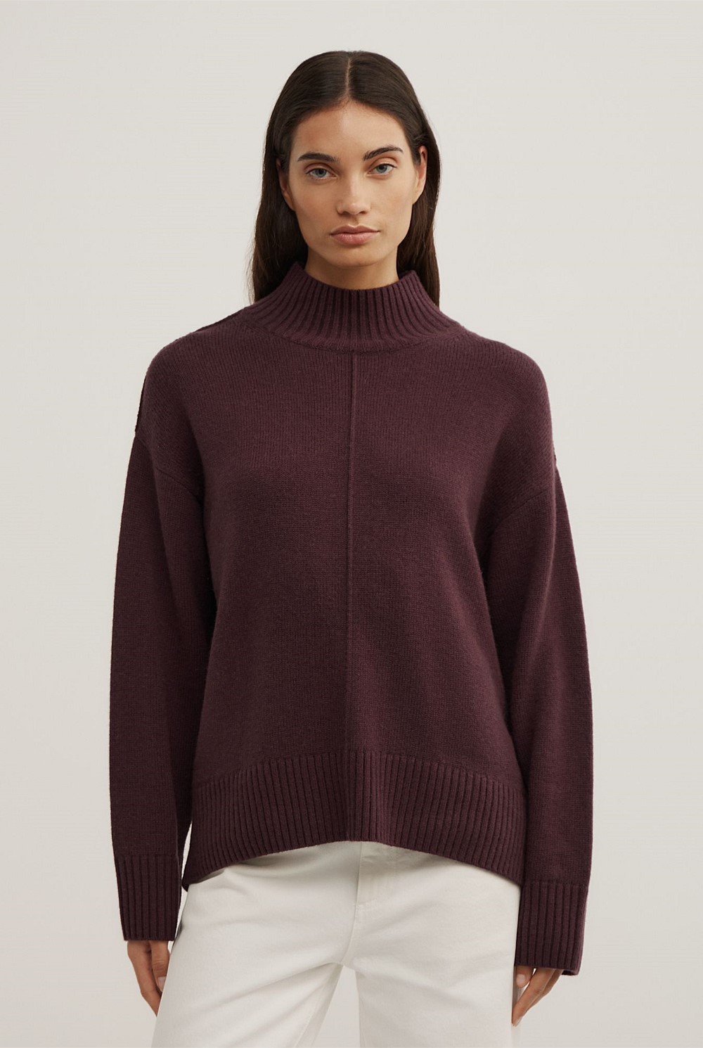 High Neck Knit