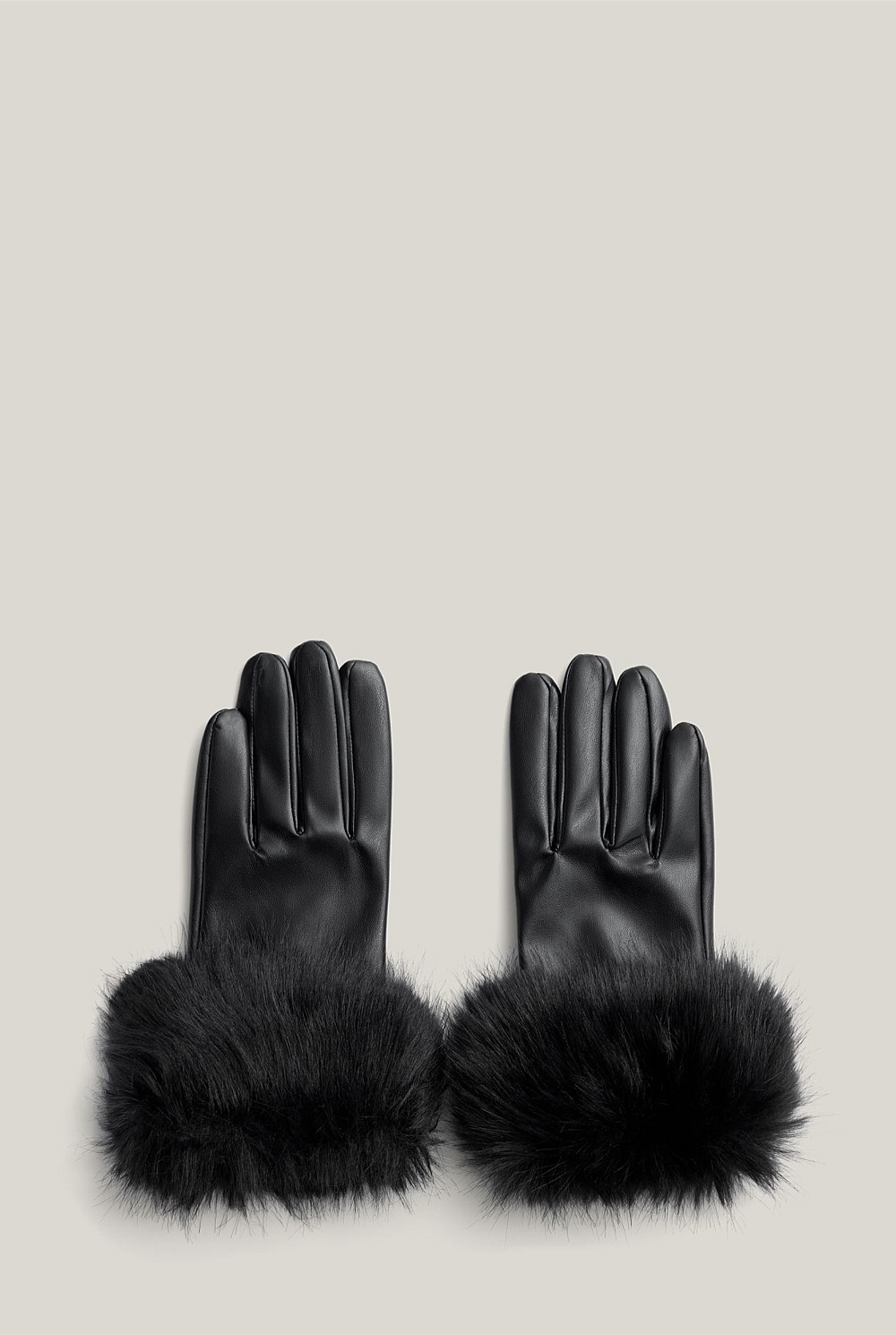 Faux Fur Gloves