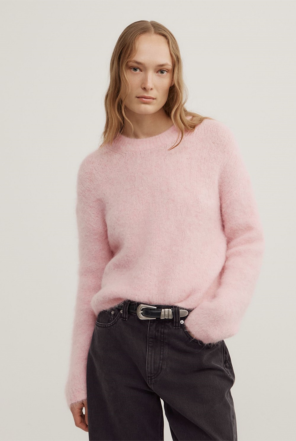 Fluffy Crew Knit