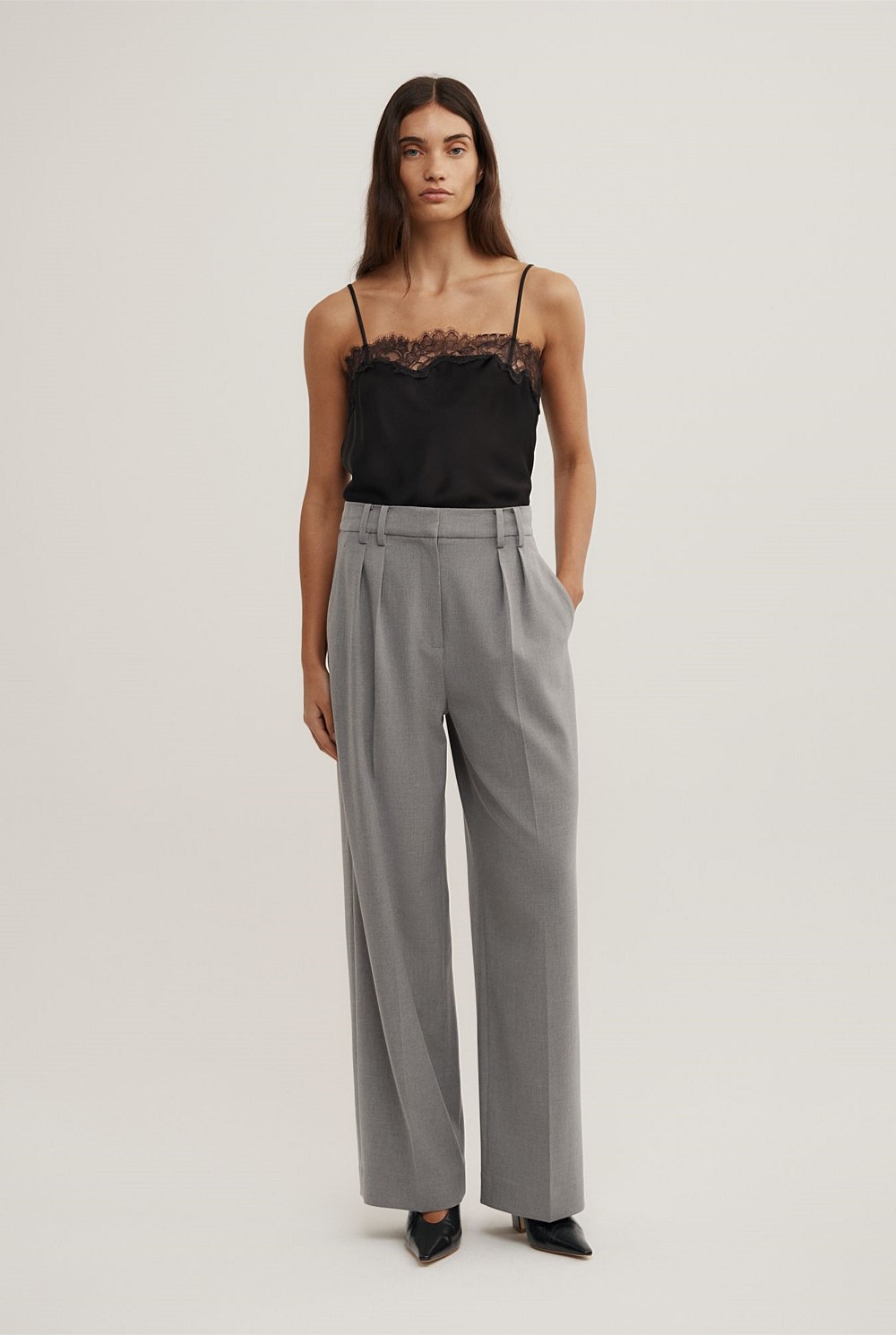 Soft Pleat Trouser