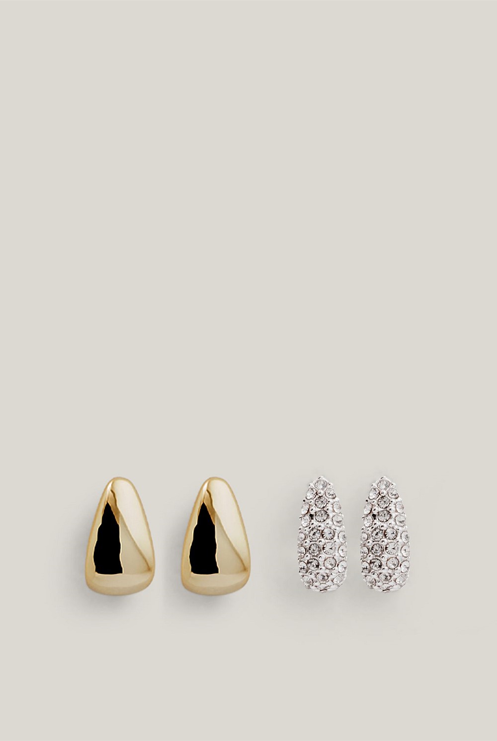 Hayley Huggie Earring Set
