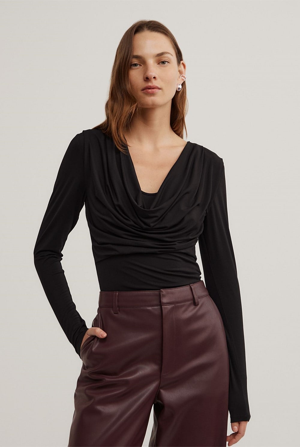 Cowl Neck Top