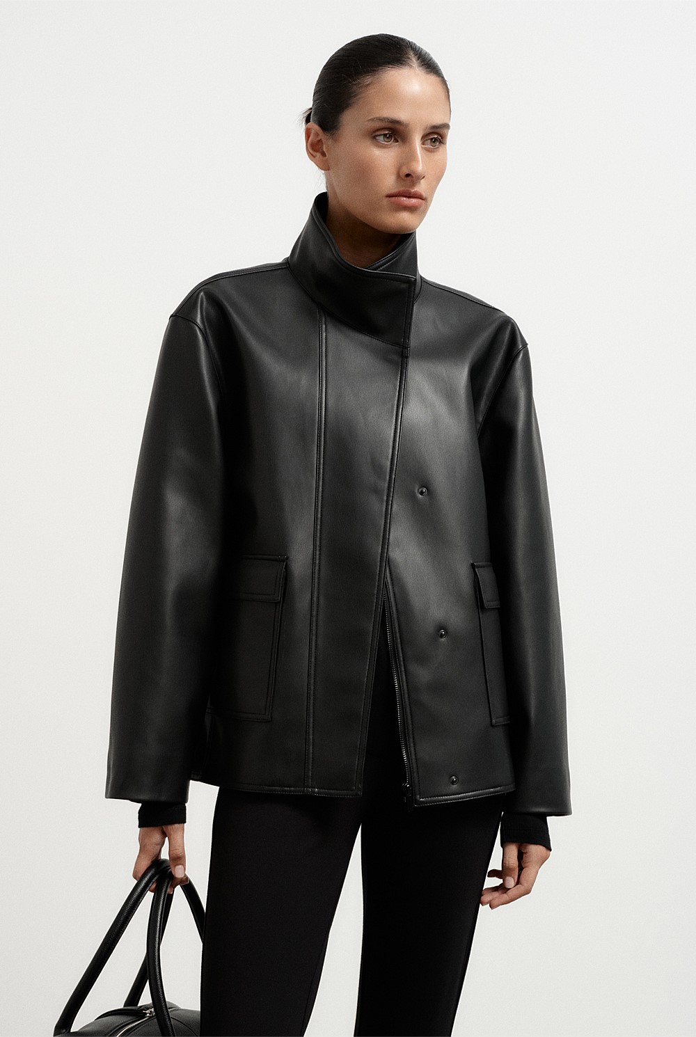 Boxy Biker Jacket