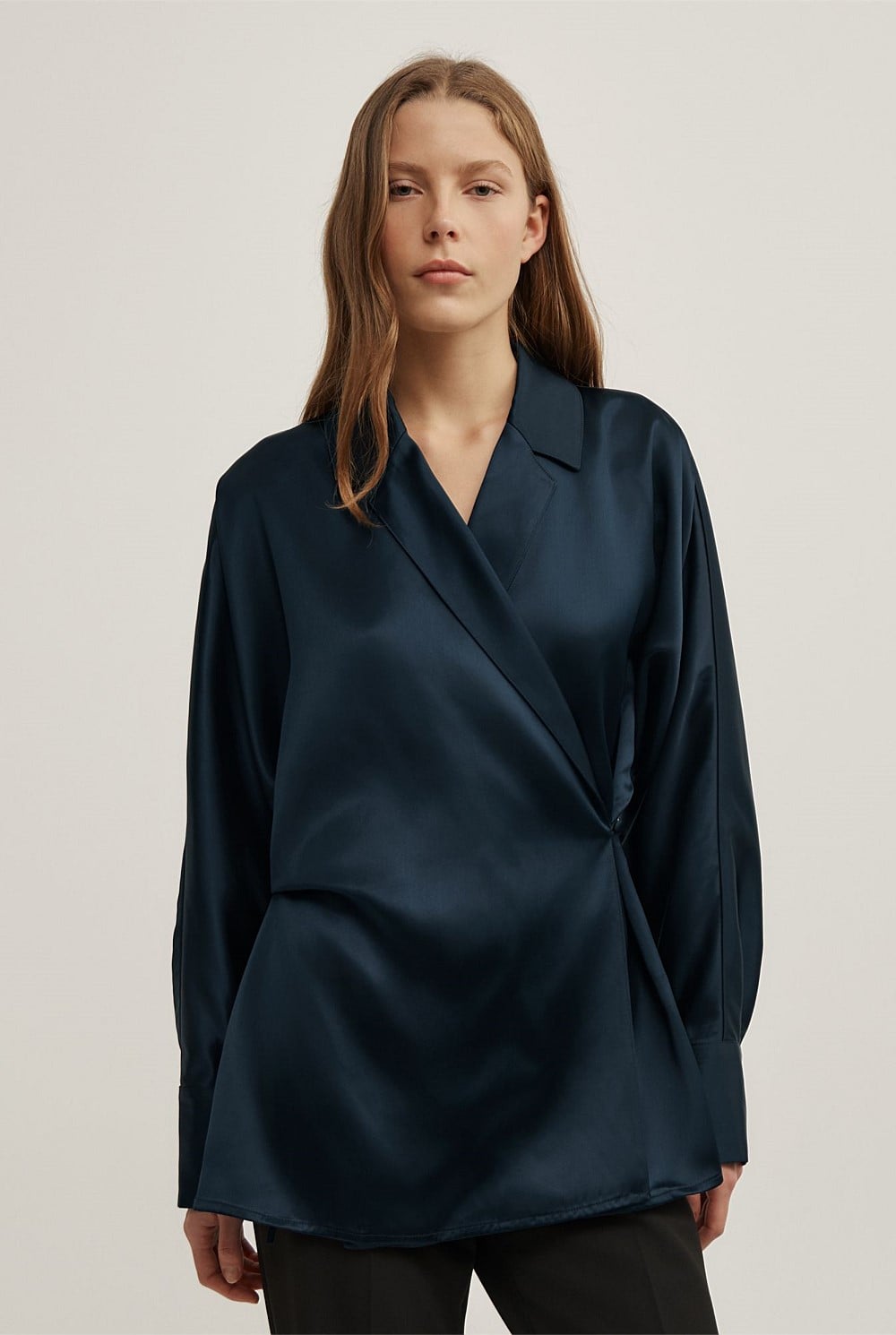 Wrap Fluid Shirt