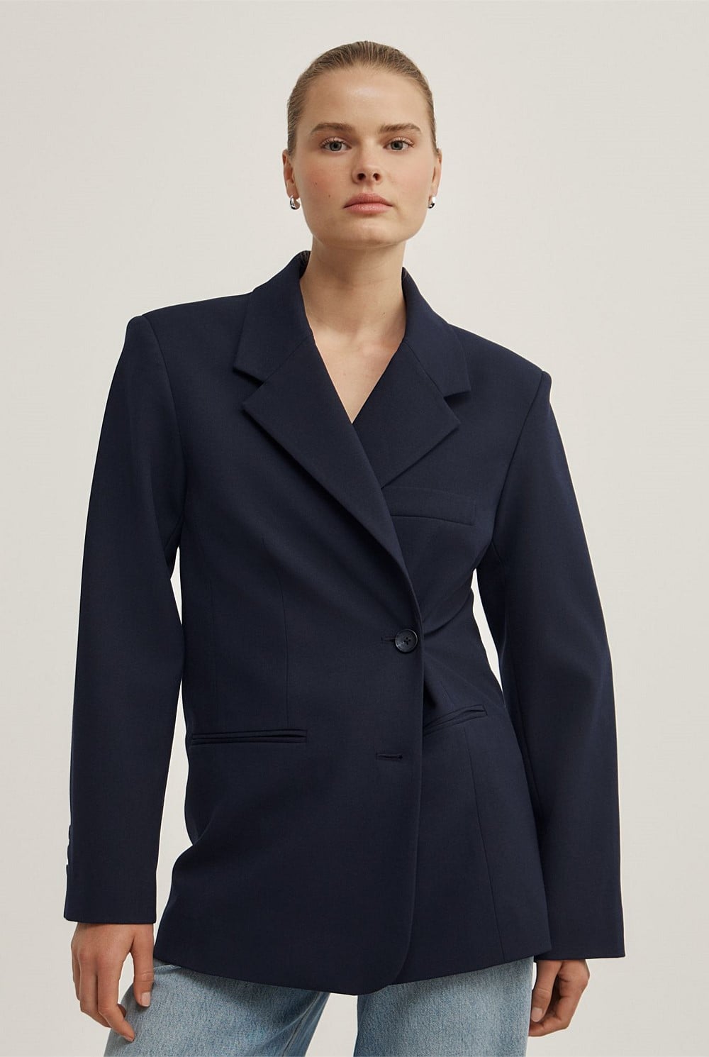 Wrap Front Blazer