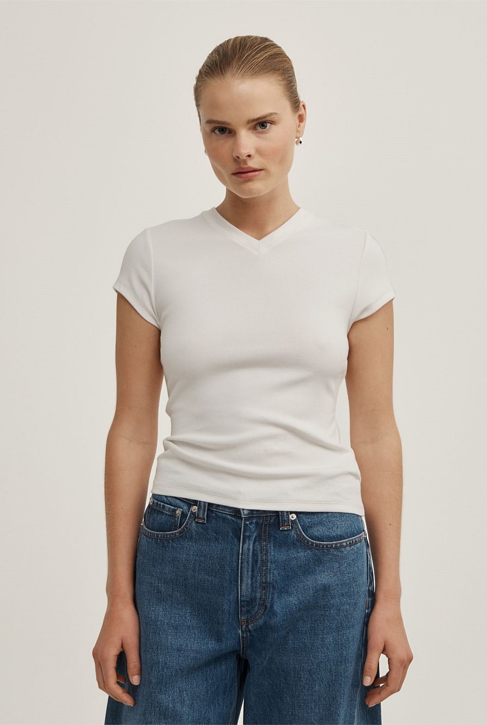 High V-Neck T-Shirt
