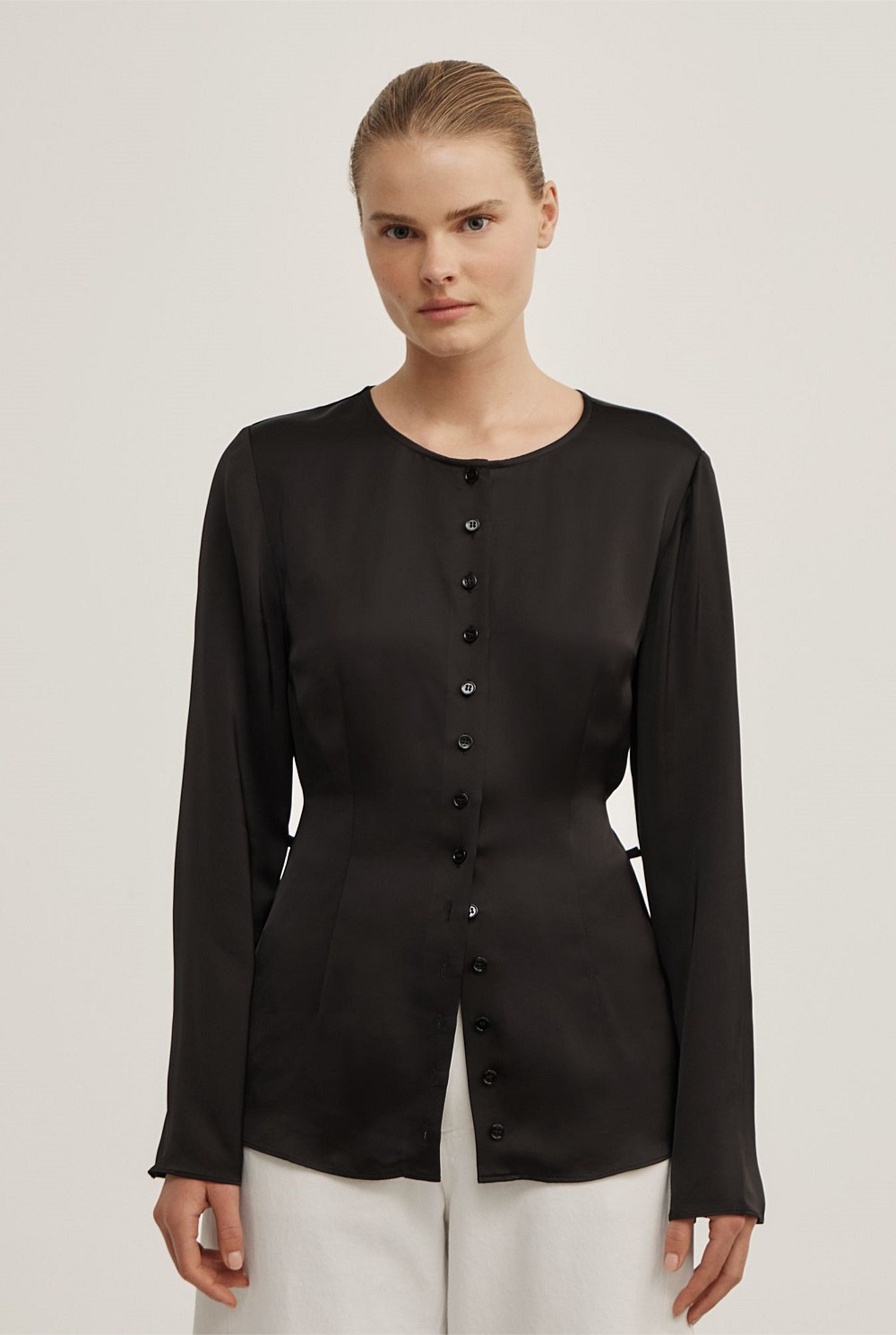 Button Through Top
