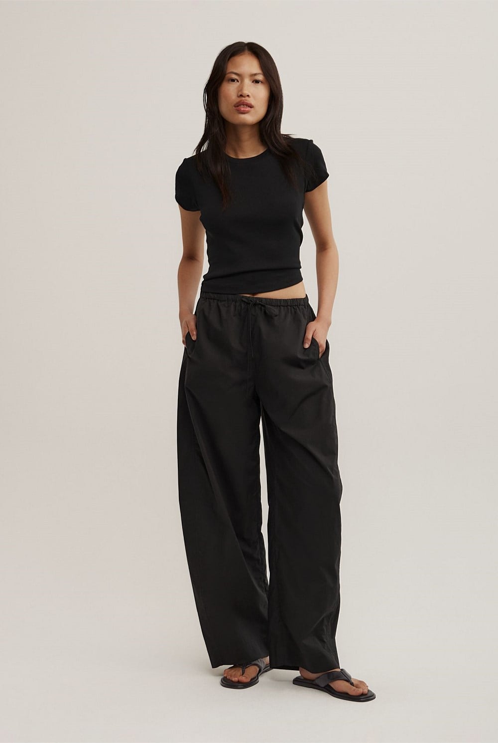 Pull On Barrel Pant