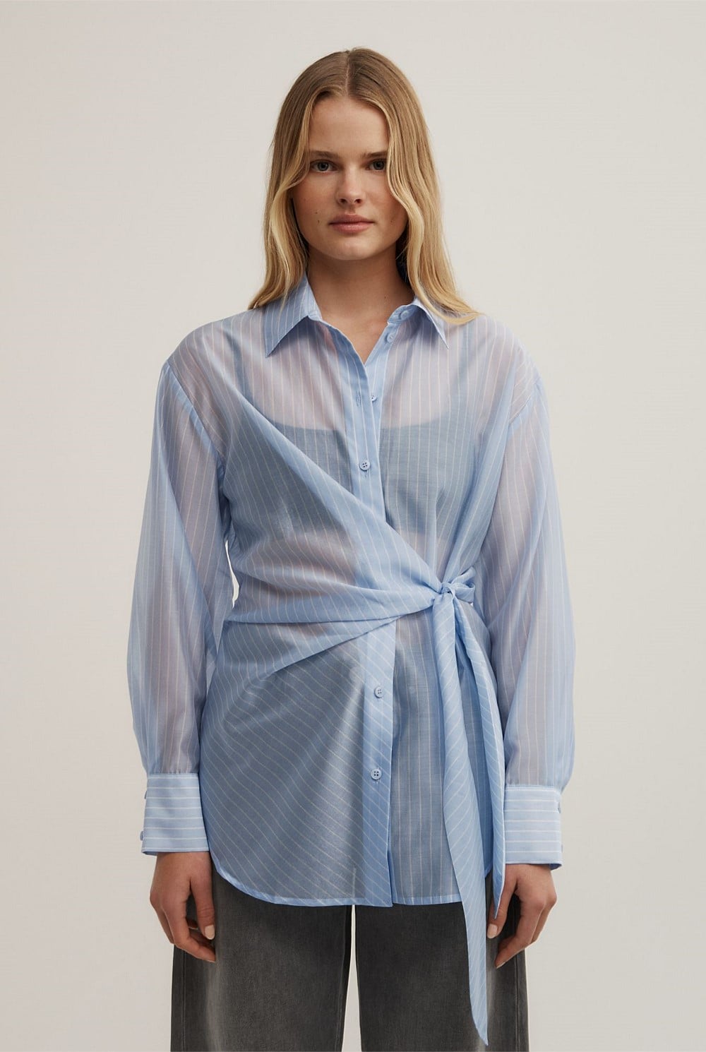Button Tie Up Shirt