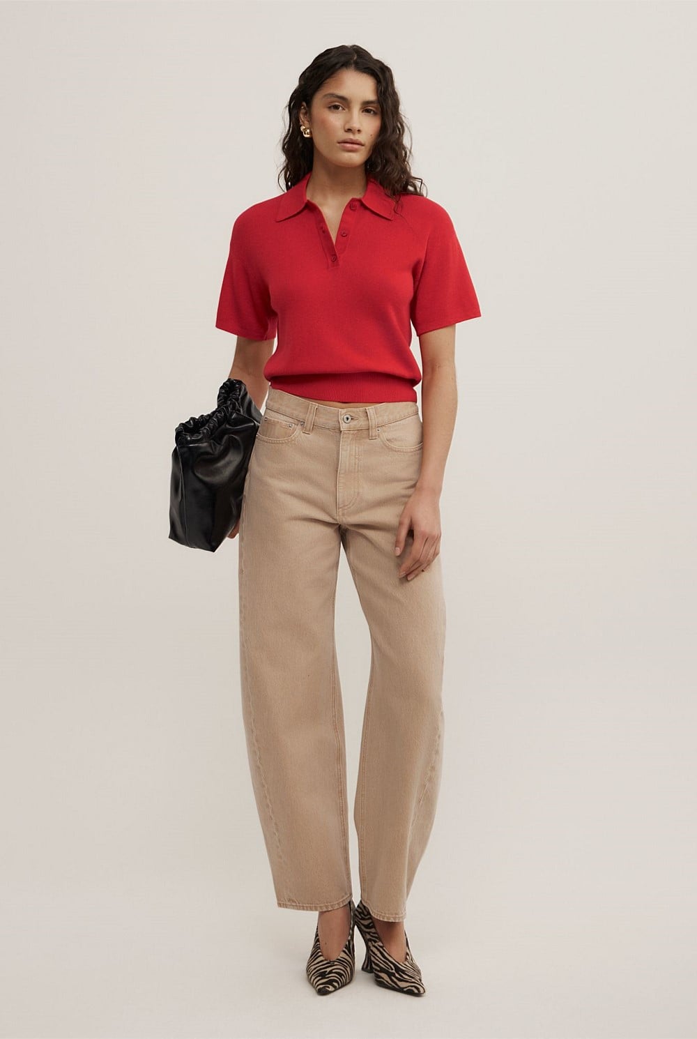 Knit Short Sleeve Polo