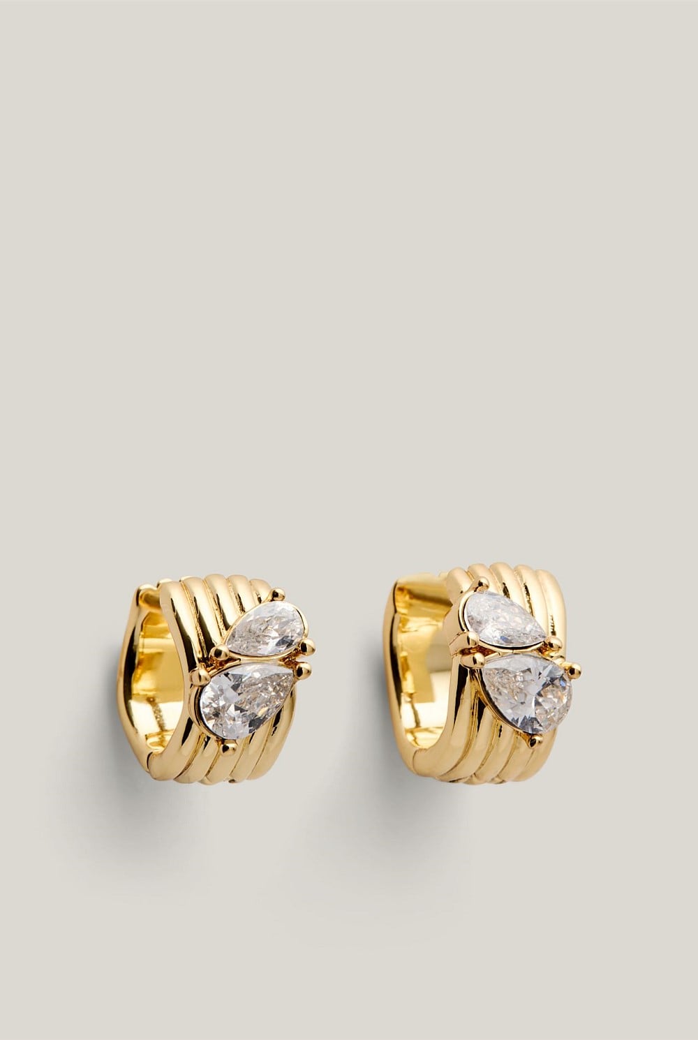 Zinnia Huggie Earrings