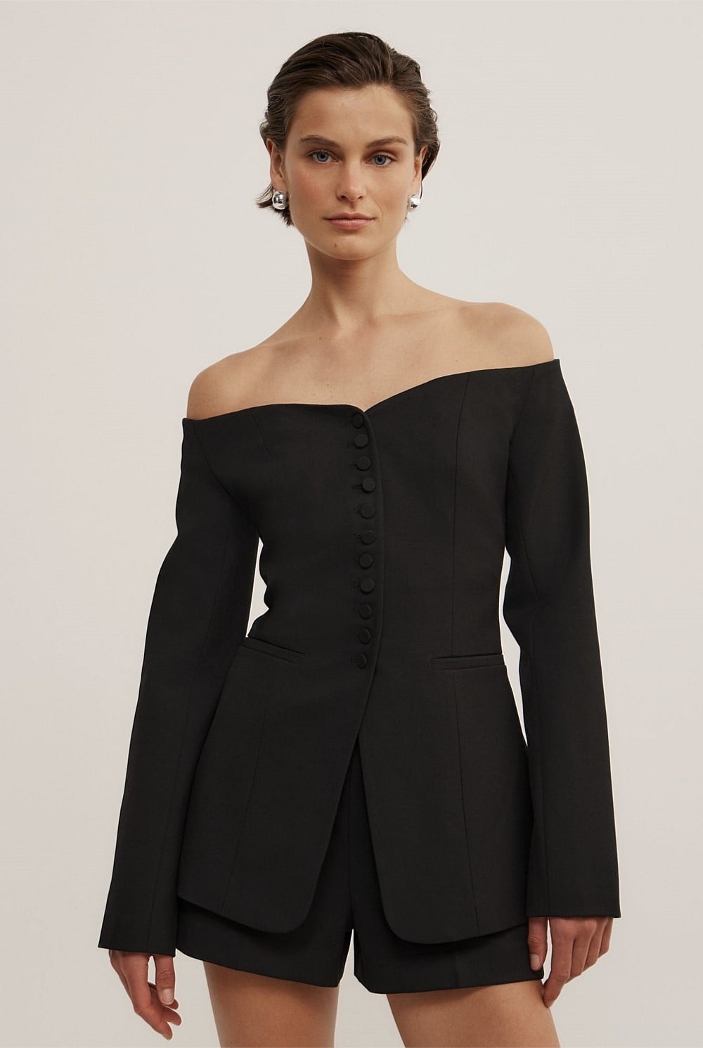 Off Shoulder Jacket