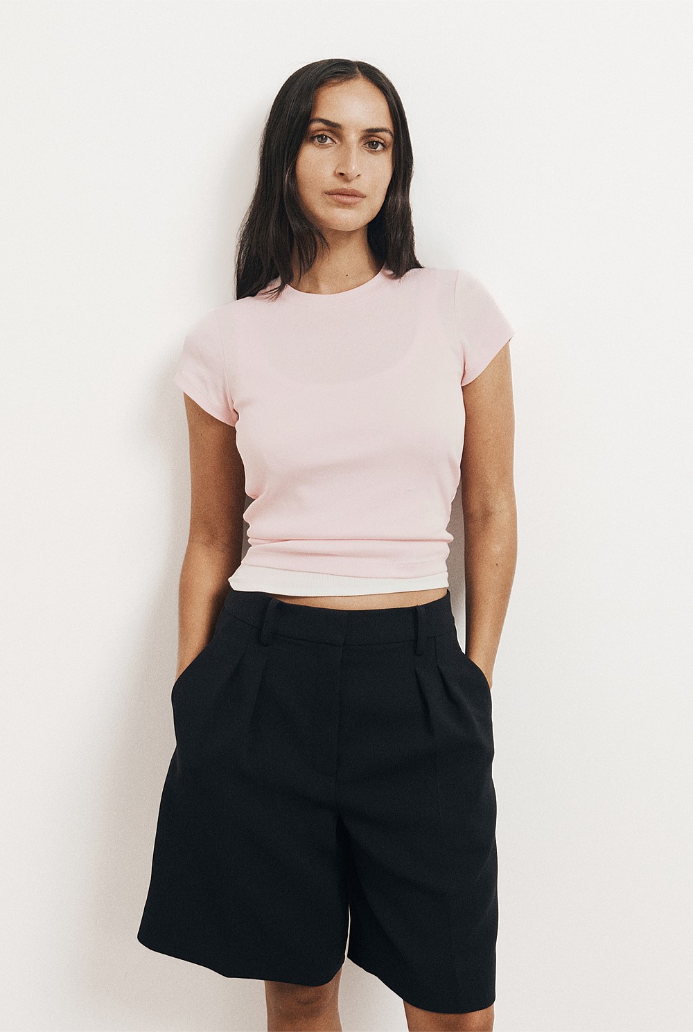 Short Sleeve Fitted T-Shirt