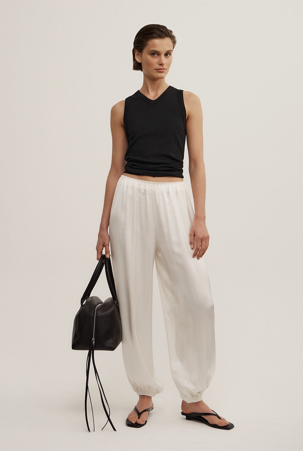 Satin Balloon Pant