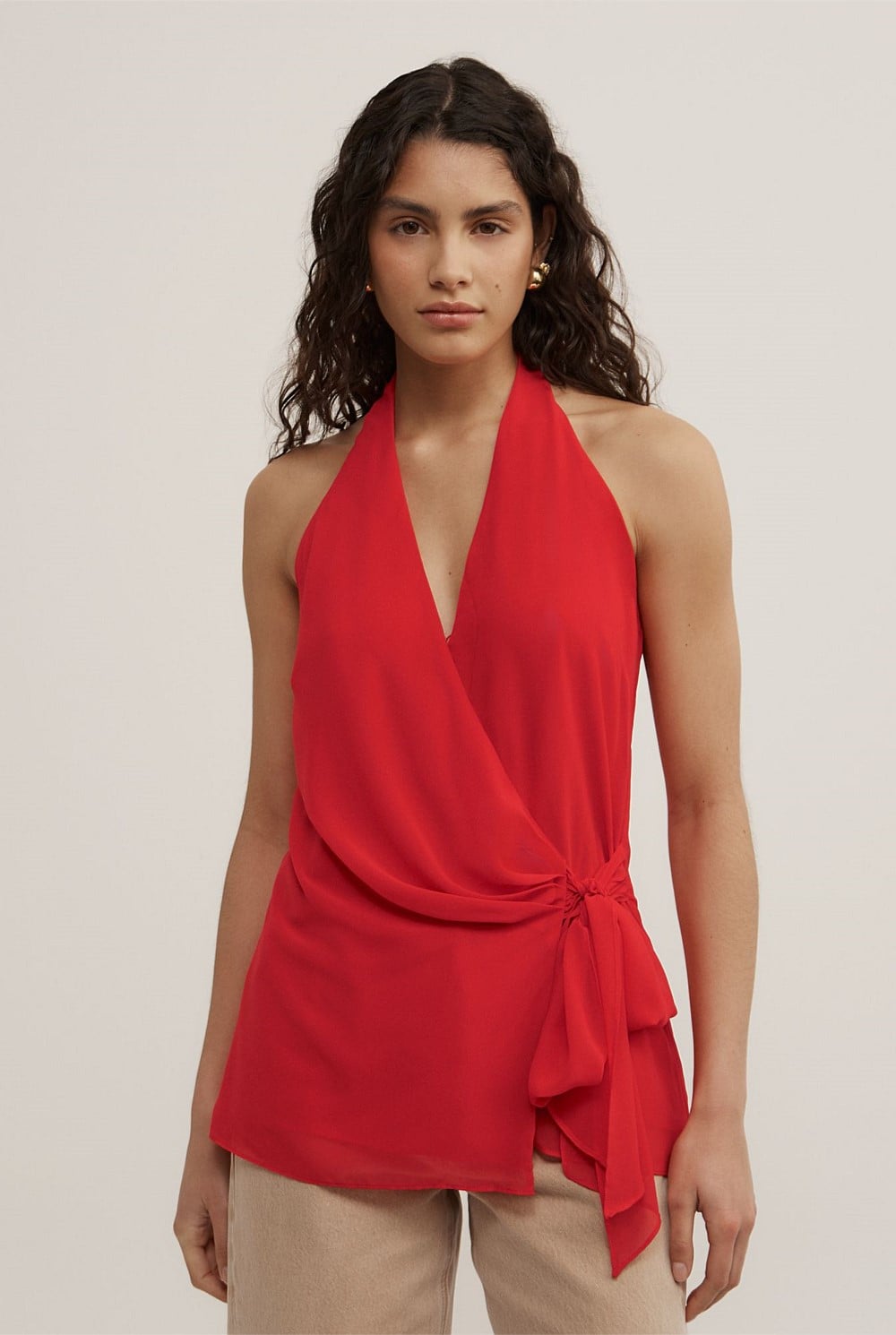 Wrap Halter Top