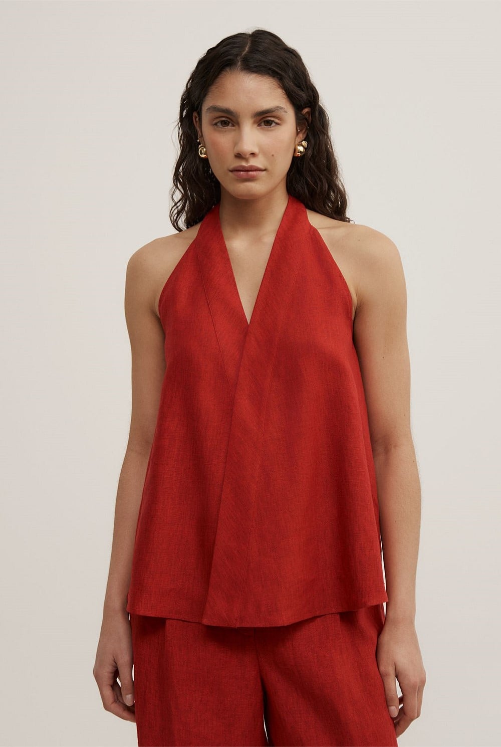 Halter Wrap Tank